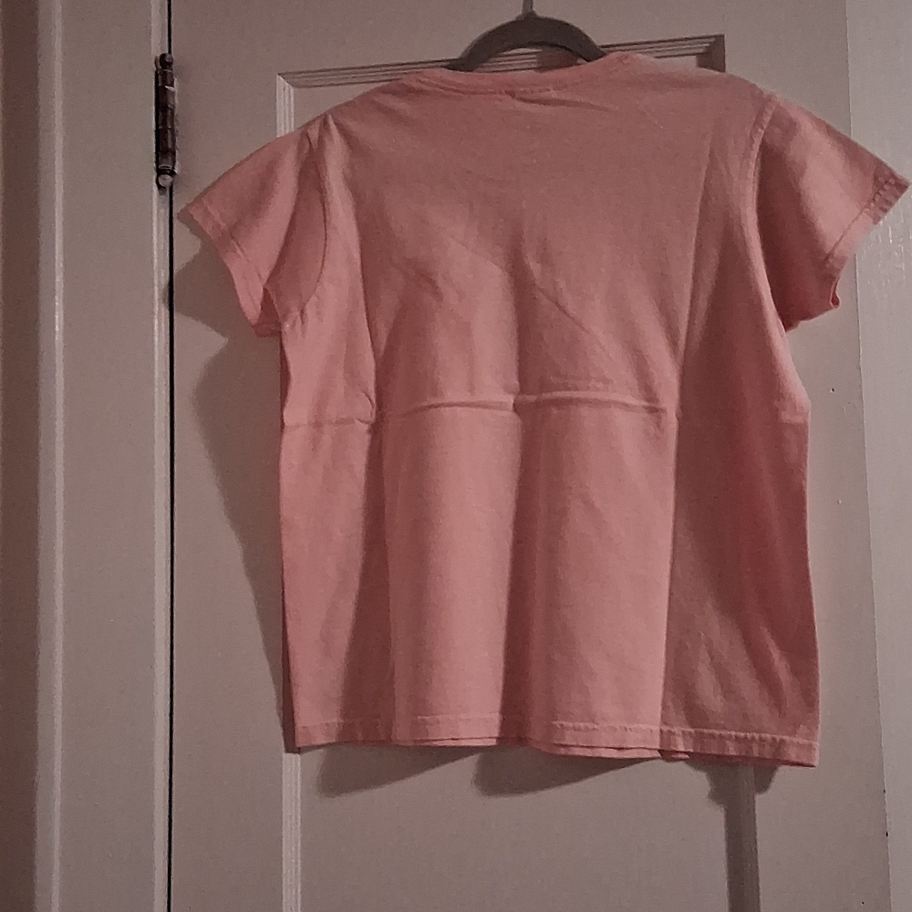 Gildan M Peach Orange Tshirt - Picture 3 of 8
